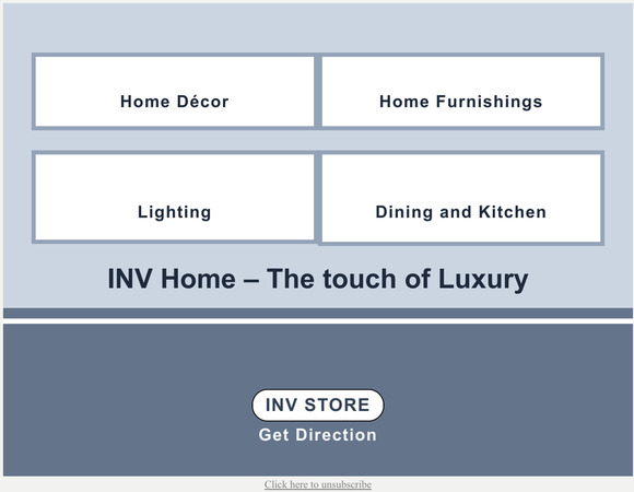 INV Home - Add the element of effortless grace and beauty to your abodes