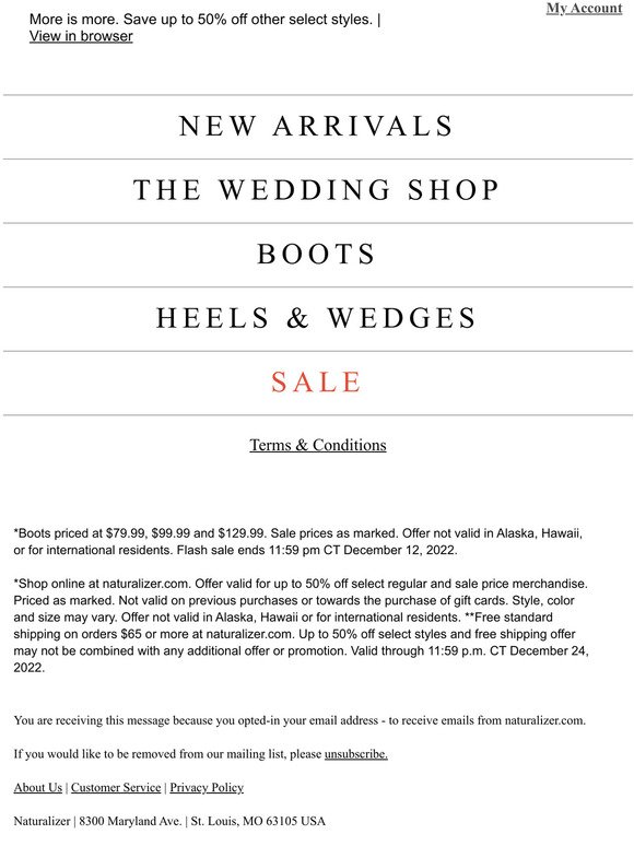 Weekend treat: Boots starting at $79.99