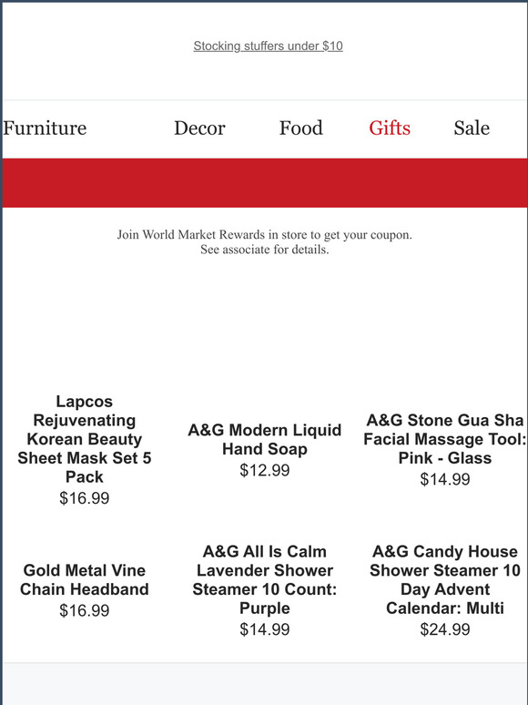 Cost Plus World Market Your FREE Gift Wrap Coupon is inside 🎁 Milled