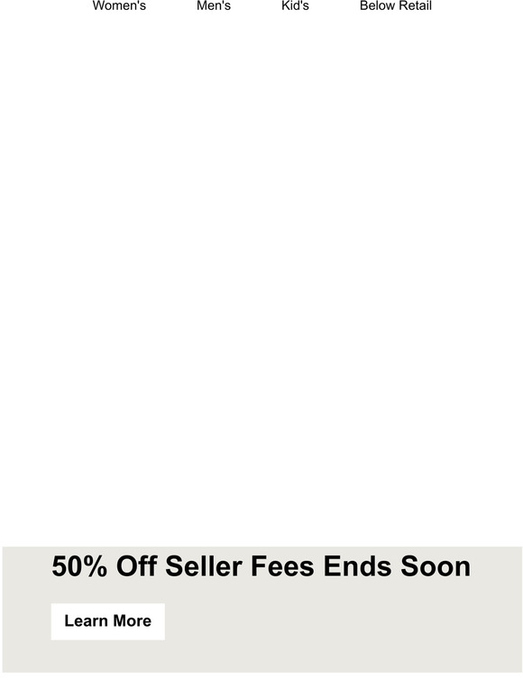 50% Off Seller Fees End Today!