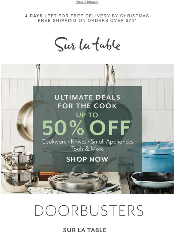 Sur la Table 🤫 Gifts so good, you might just keep them. Milled