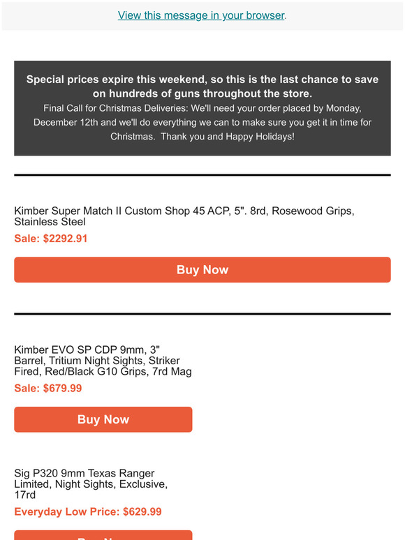Last Chance Deals for Christmas