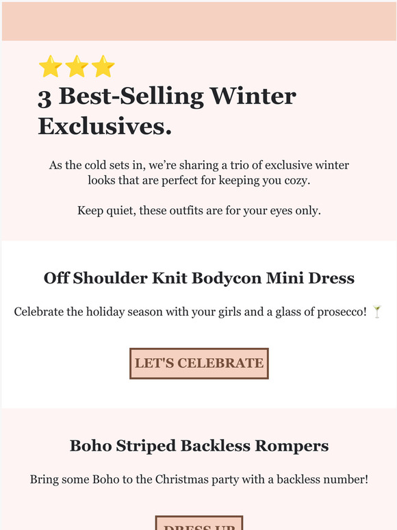 Ready to look cute in the cold? ☃️