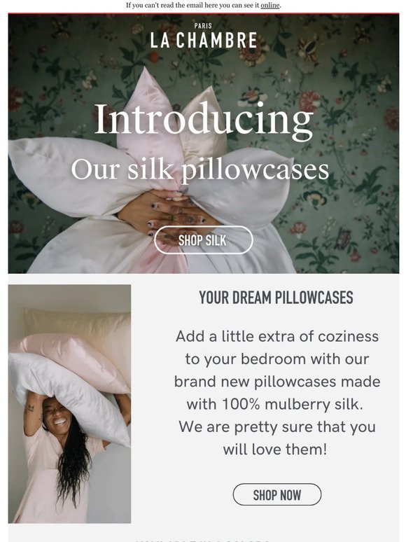 Introducing our new silk pillowcases! ✨