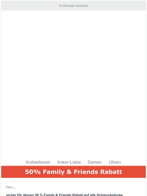- 50% FAMILY & FRIENDS RABATT