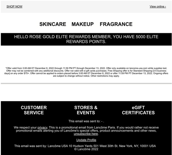 Lancôme US Free 5Piece Gift Inside 🤩 Milled