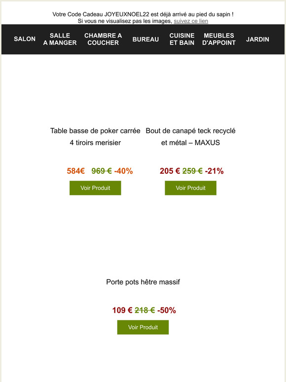 🎁 Vos cadeaux au pied du sapin🎄 et Codes Promos c'est par ici !