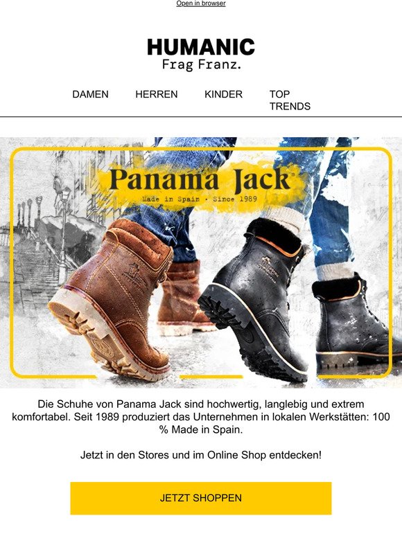 Panama Jack ✌️ 100% Made in Spain 💙❤️💛 
