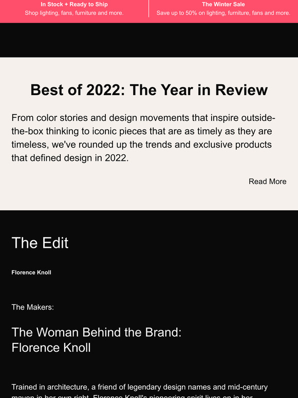 The Edit: Best of 2022 Design Roundup