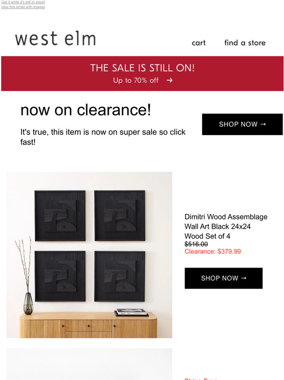 Pottery Barn Kids OFFICIALLY ON CLEARANCE! Our Dimitri Wood Assemblage Square Dimensional Wall