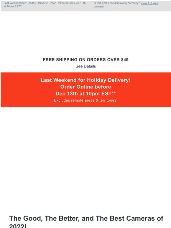 henrys Top 10 Cameras for 2022, New Gear + Gift Ideas Milled