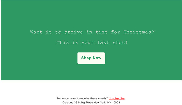 LAST CALL FOR XMAS