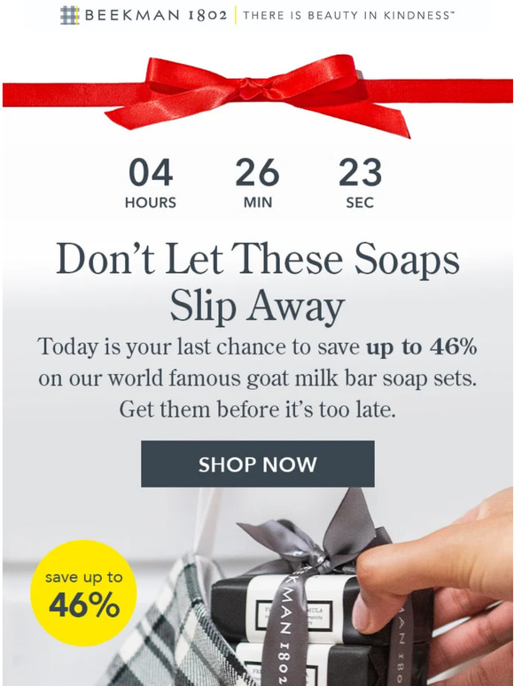 Beekman1802 Soap Set Sale Ends Tonight! 🎁 Milled