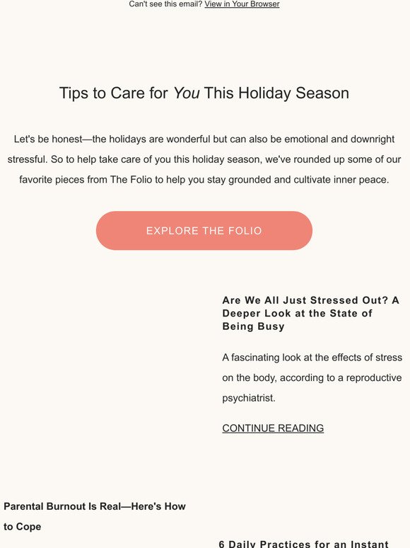 Looking to Beat Holiday Stress? Try These Tips