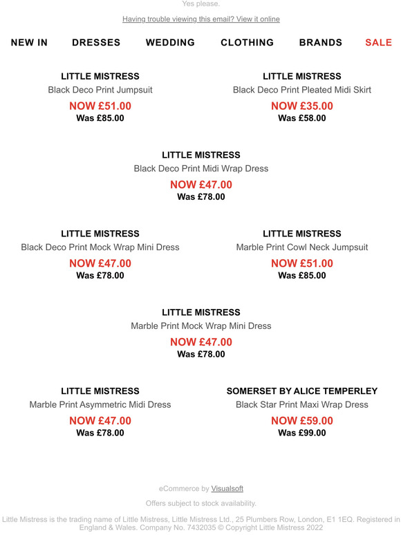 New in prints, ALL at 40% off? 😍