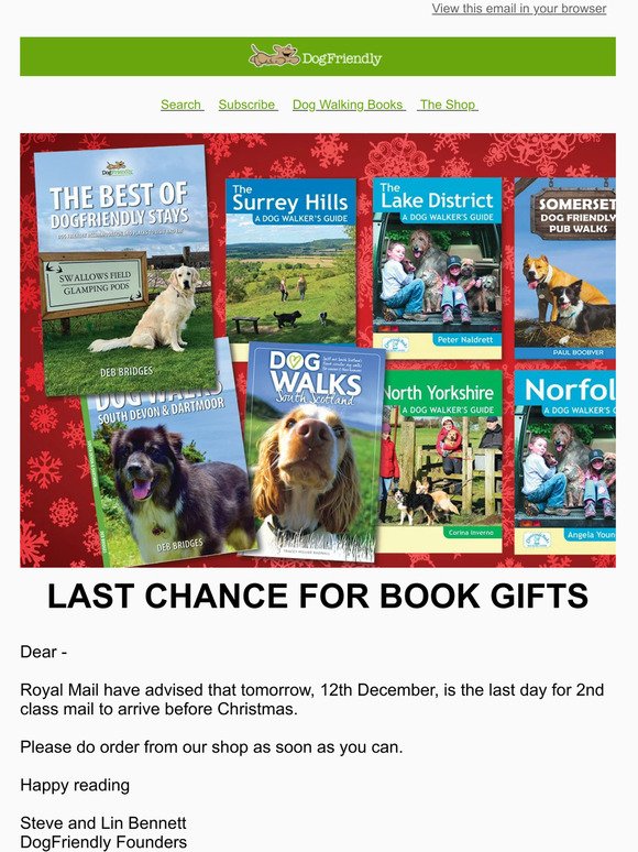 Last Chance To Order Gift Books