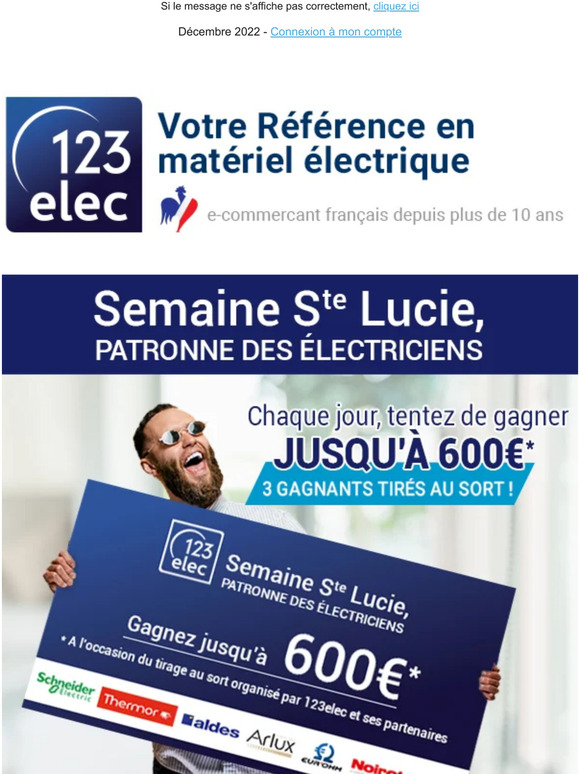 Semaine Ste Lucie ! Tentez votre chance, 3 tirages au sort par jour !