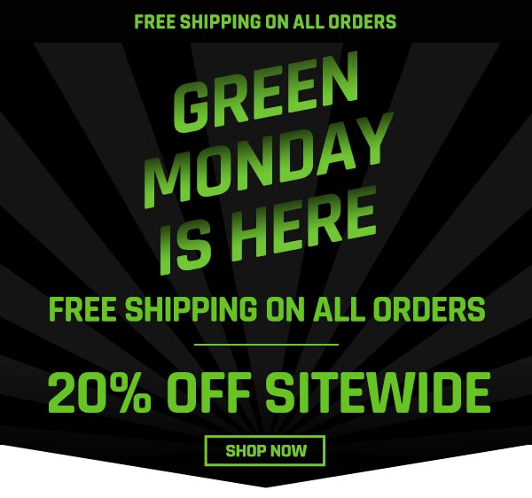 Galls: Green Monday Free Shipping Milled