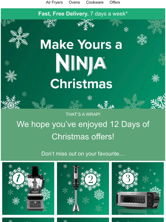 Ninja Kitchen UK That’s a wrap! Milled