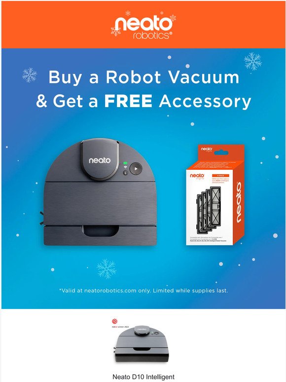 Robot Vacuum starting at $199.99 + FREE shipping and bonus gift!