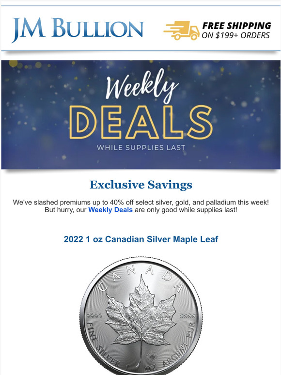 🍁 Silver Maple Sale + More!