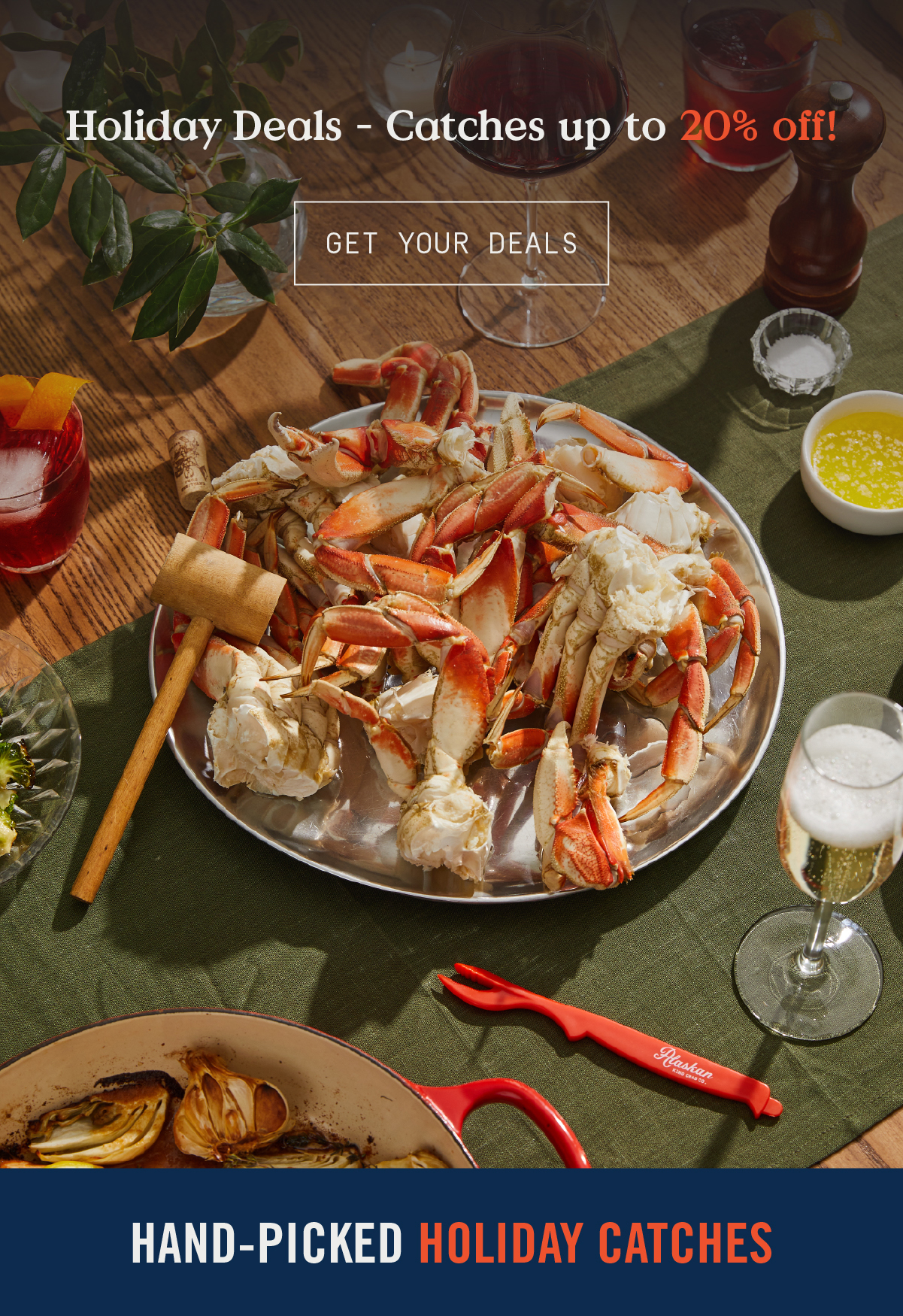 Alaskan King Crab Co. Up to 20 OFF for Christmas! Milled