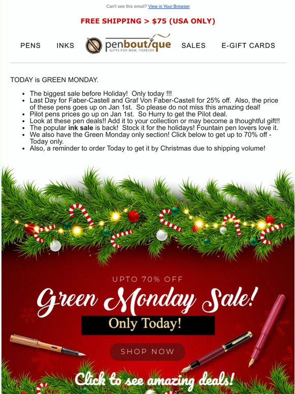 🖋🖋🖋GREEN MONDAY SALE.  Upto 70% off!!🖋🖋🖋🖋 Upto 70% off!!