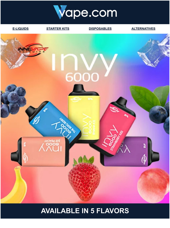 Vape.com: 🍒TRY! INNEVAPE – INVY 6000 DISPOSABLE🍑 | Milled