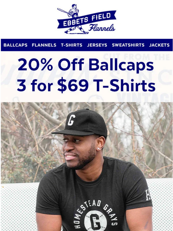 Satchel Paige Signature Series Ballcap - Ebbets Field Flannels