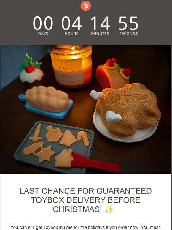 Toybox Store 4 HOURS LEFT! DON'T MISS OUT! 🎄 Milled