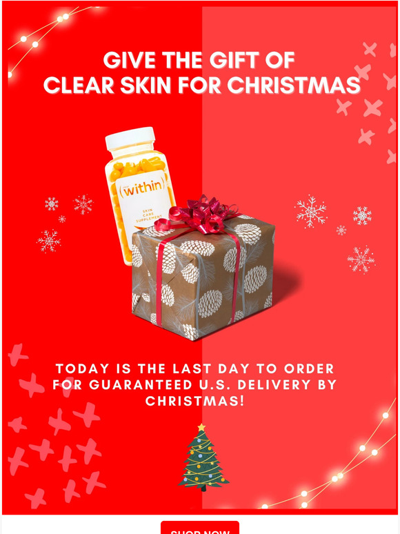 LAST CALL: Get your gift by Christmas 🚚