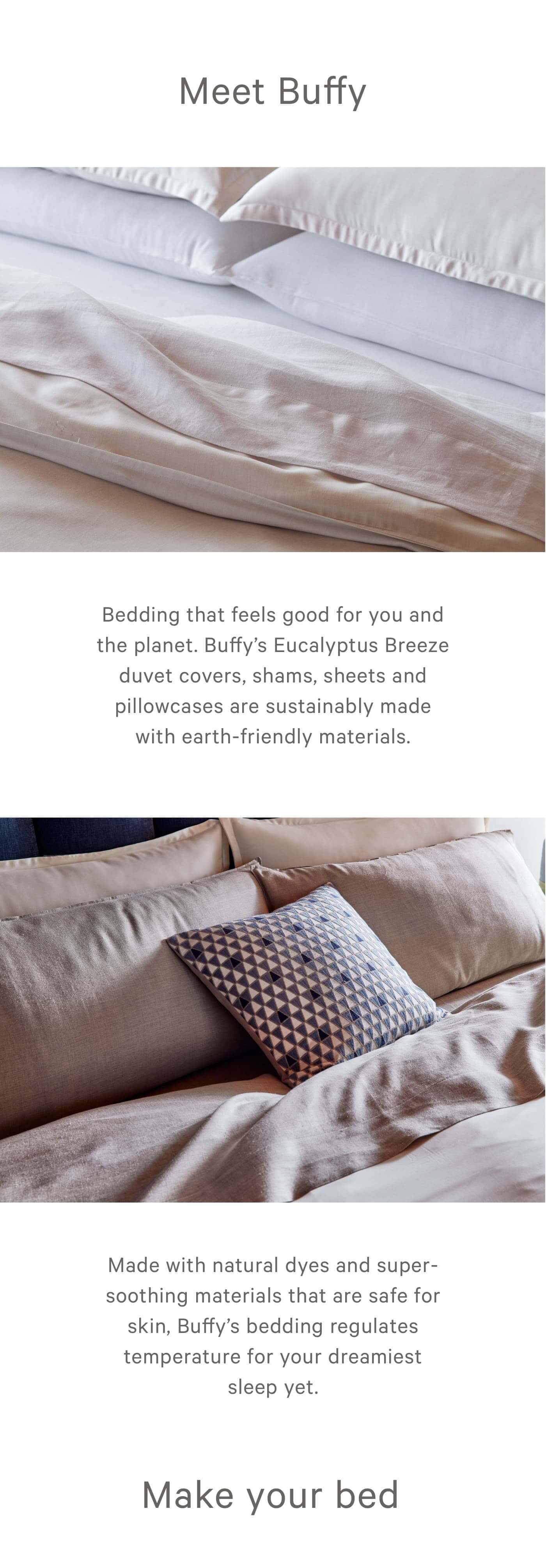 Interior Define Meet our bedding collection by Buffy Milled