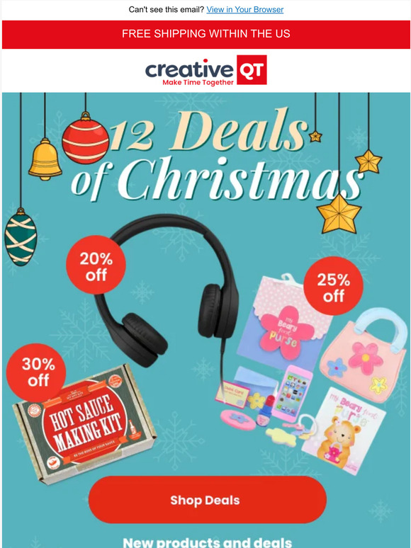 12 Deals of Christmas Savings Event 🎁