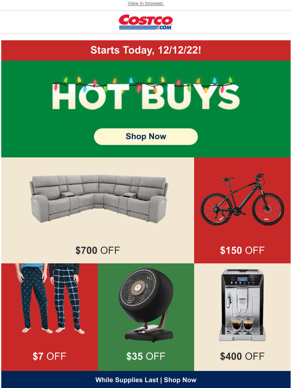 Costco Holiday Hot Buys Start NOW! Shop Computers, Home, Beauty and