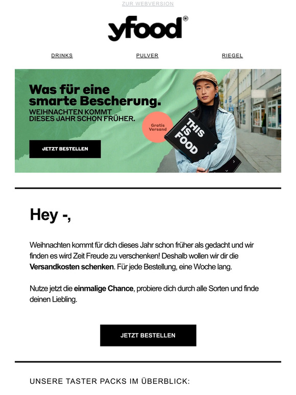 🎁 für dich: versandkostenfrei in die Weihnachtszeit 