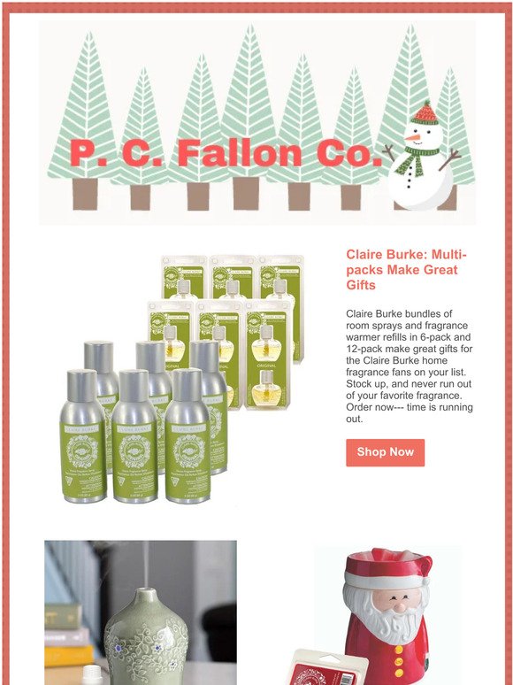 Claire Burke is Selling Fast! Order Now for the Holidays While There is Still Time.