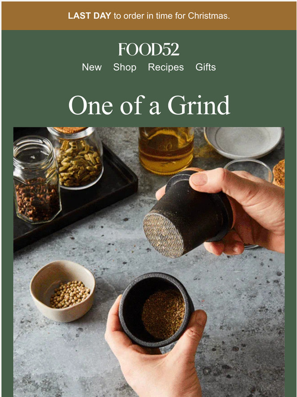 Food52 This castiron spice grinder makes a smashhit gift. Milled