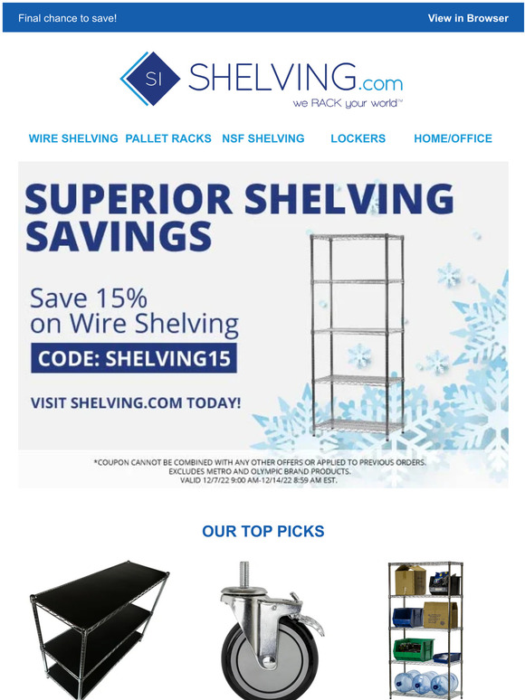 Shelving, Inc Dynamic Save On The Wire Shelving You Need Milled