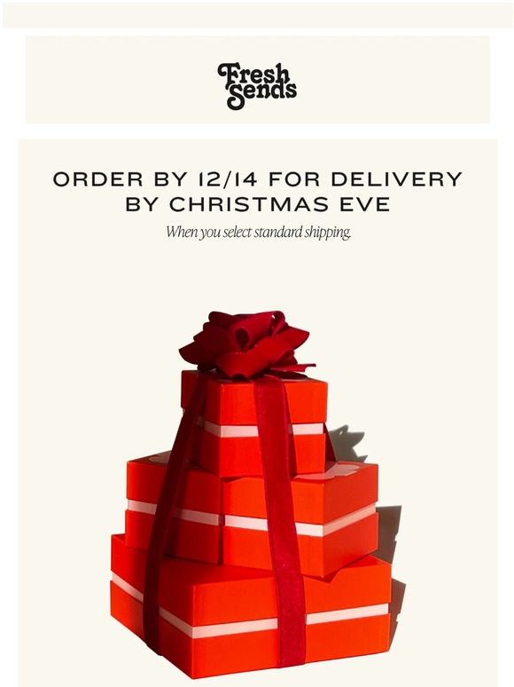 Fresh Sends Last call for standard shipping + IT'S FREE Milled