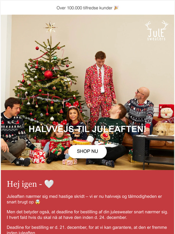 Vi er halvvejs mod juleaften - kan du heller ikke vente? 😱
