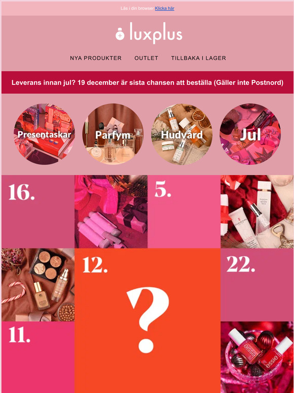 12. dec 🎁 Dags för dagens HÖJDPUNKT!