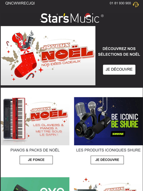 Star's Music: &#xd83c&#xdf1f Trouvez le cadeau idéal avec nos offres "Bon Plan" de la semaine !  Milled