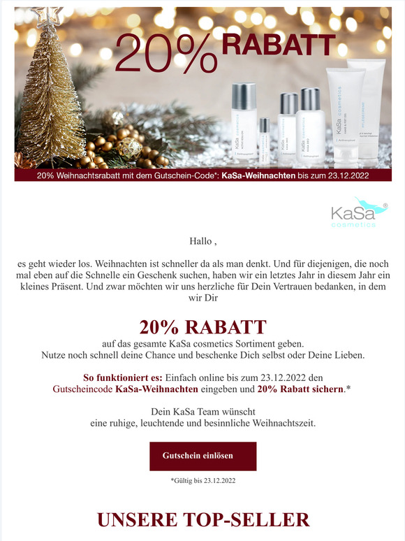 Hohoho🎅Letzte Chance auf 20% Rabatt