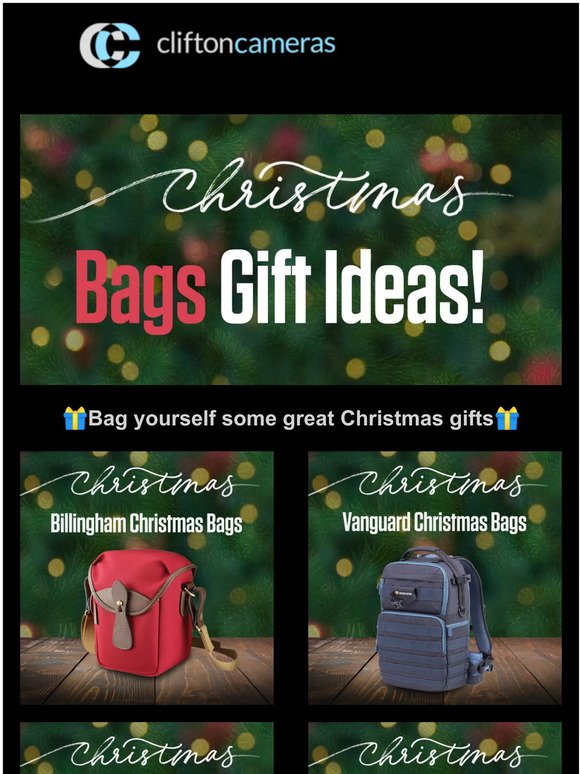 Christmas Camera Bags Gift Ideas 🎄