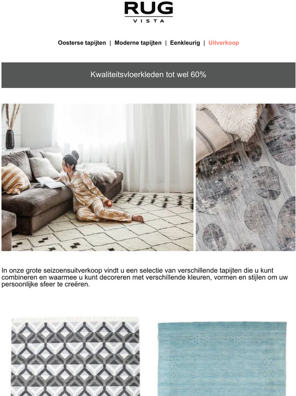 Onze seizoensuitverkoop begint vandaag - tot 60% korting!