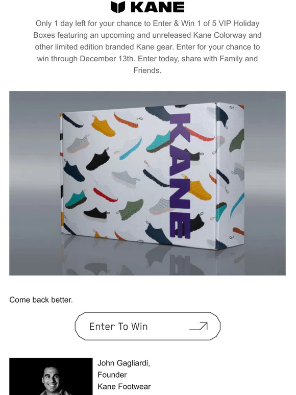 Kane Footwear Time is Running Out VIP Box Milled