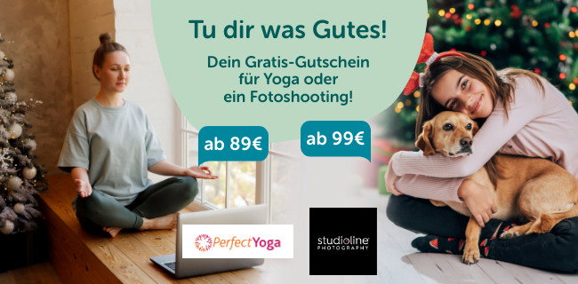 Gratis Fotoshooting oder Yogakurs