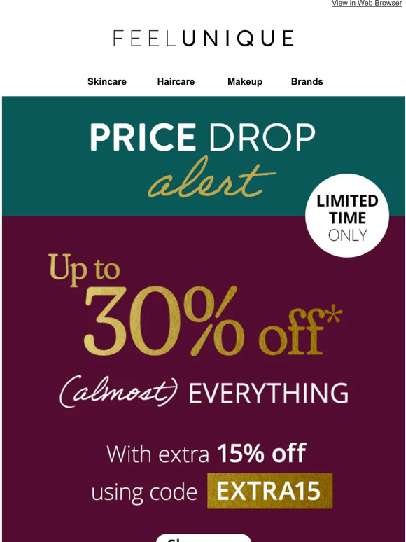 Limited time only | Up to 30% off
