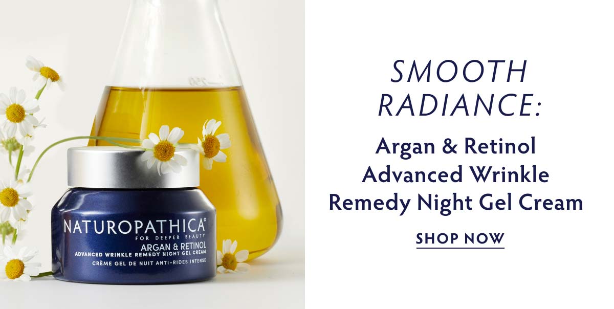 SMOOTH RADIANCE: Argan & Retinol Advanced Wrinkle Remedy Night Gel Cream
