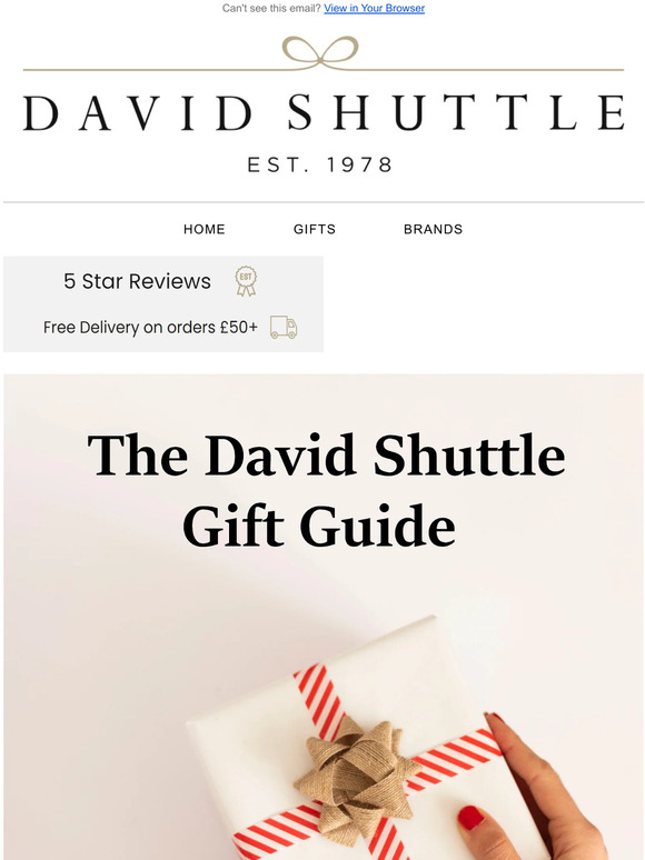 David Shuttle Christmas Gift Guide 🎁
